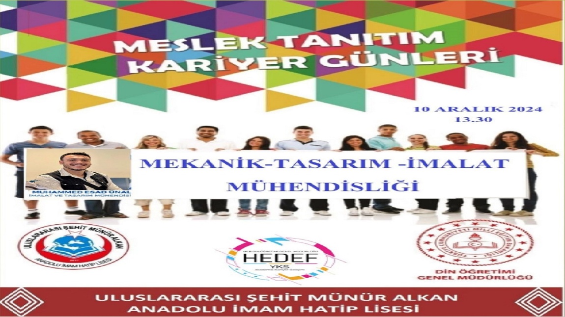 MESLEKİ TANITIM VE KARİYER GÜNLERİMİZ DEVAM EDİYOR