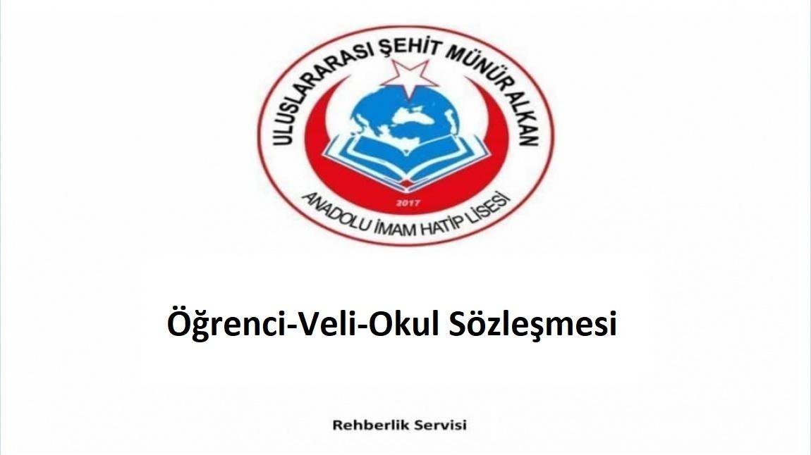 ÖĞRENCİ-VELİ-OKUL SÖZLEŞMEMİZİ YAPTIK